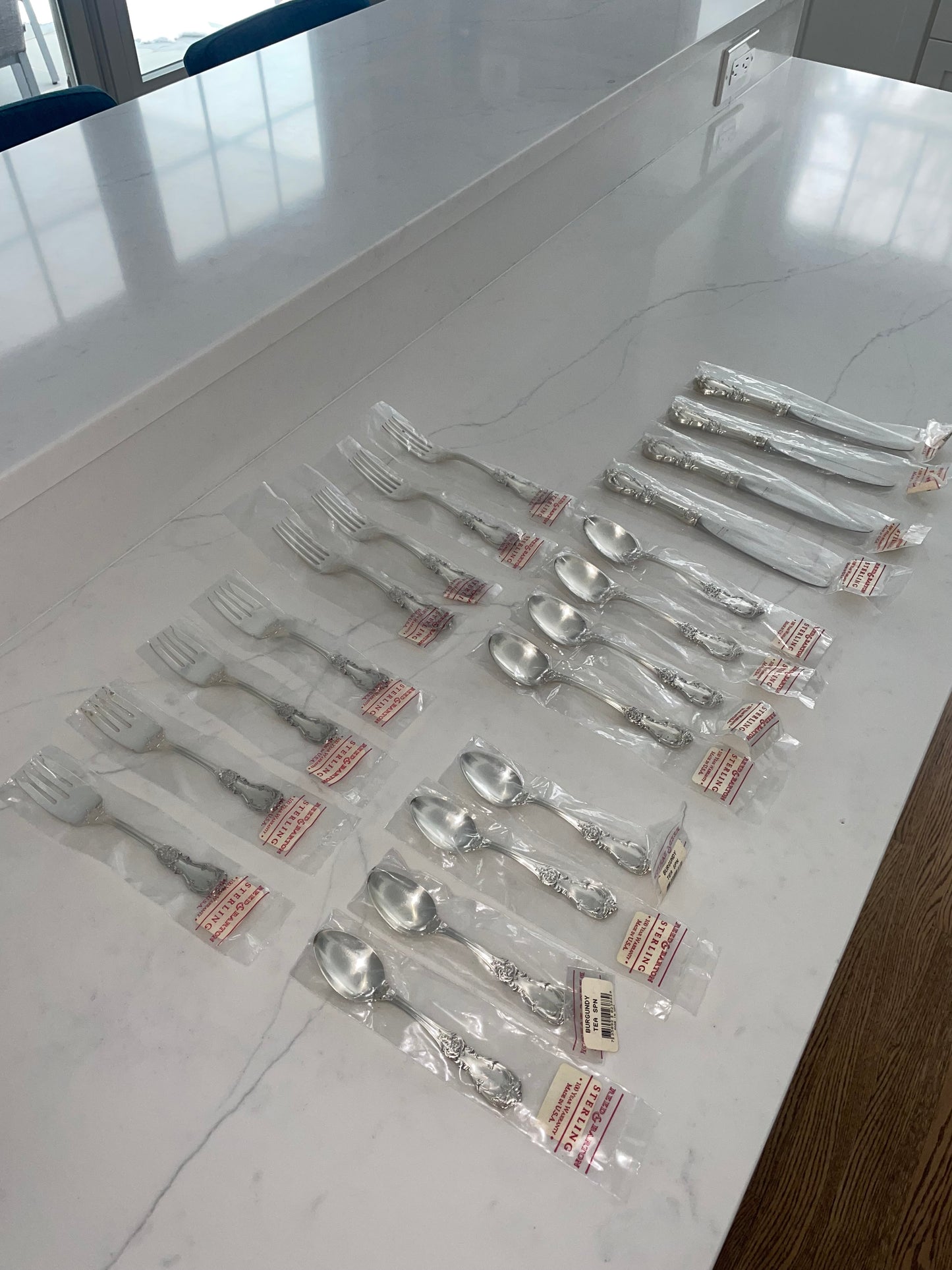 Reed & Barton Sterling Silver Flatware Set - New in Sealed Packaging 20 Pieces