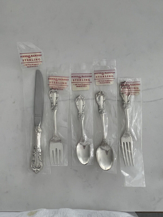 Reed & Barton Sterling Silver Flatware Set - New in Sealed Packaging 20 Pieces